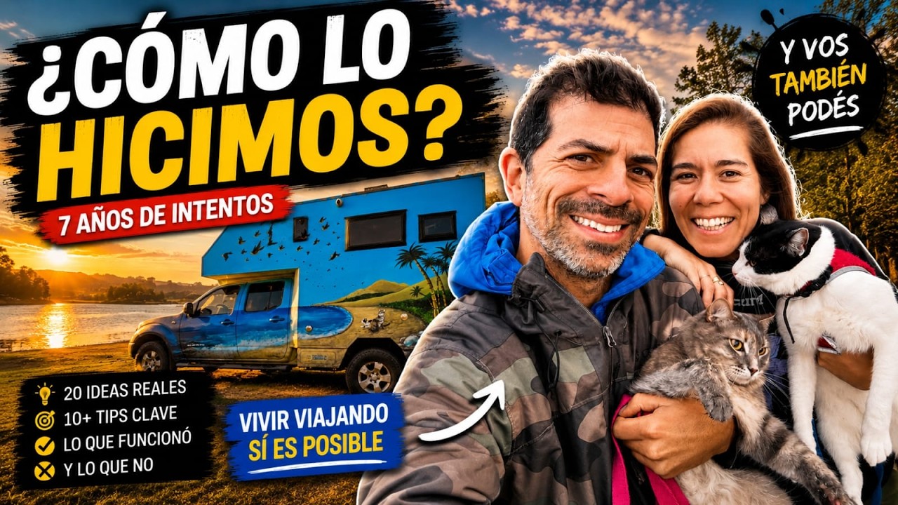 ¿Cómo logramos vivis viajando? Y Vos también podés!