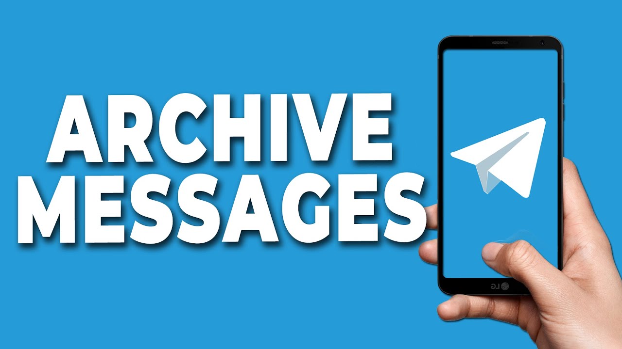 How to Archive messages on Telegram - YouTube