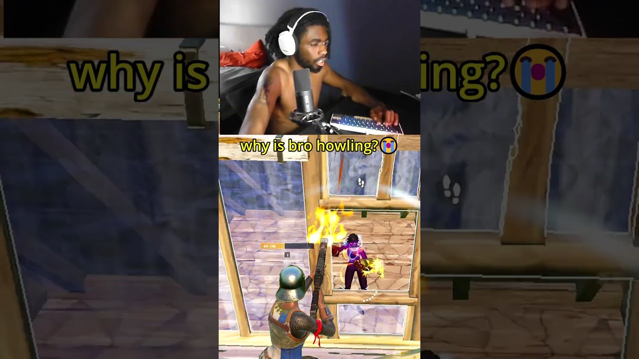 Bro was really howling😭