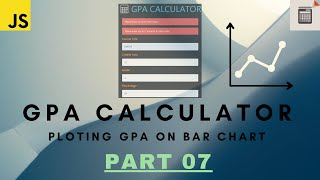 Finally Plotting GPA On The Bar Chart | Js Tutorial | Javascript | Part # 07