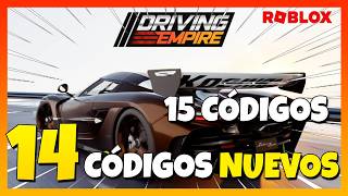 ✅14 CÓDIGOS NUEVOS✅15 CÓDIGOS de 🚗 DRIVING EMPIRE 🚗 Update v 307 🚗 DRIVING EMPIRE Roblox 🚗