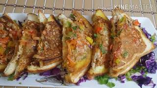 توست بالبيض|أشهر سندوتشات المطاعم فى البيت .French toast omelette sandwich Egg