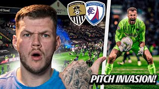 PITCH INVASION & 17,000+ FANS AS NOTTS COUNTY ARE HEADED TO WEMBLEY! 