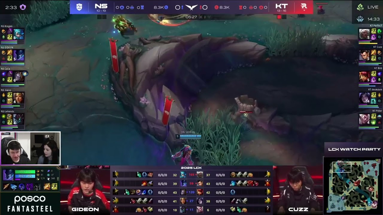 NS x KT | Jogo 2 - MD3 | Fase de Grupos | LCK Split 3 - 2025 | Ilha das Lendas