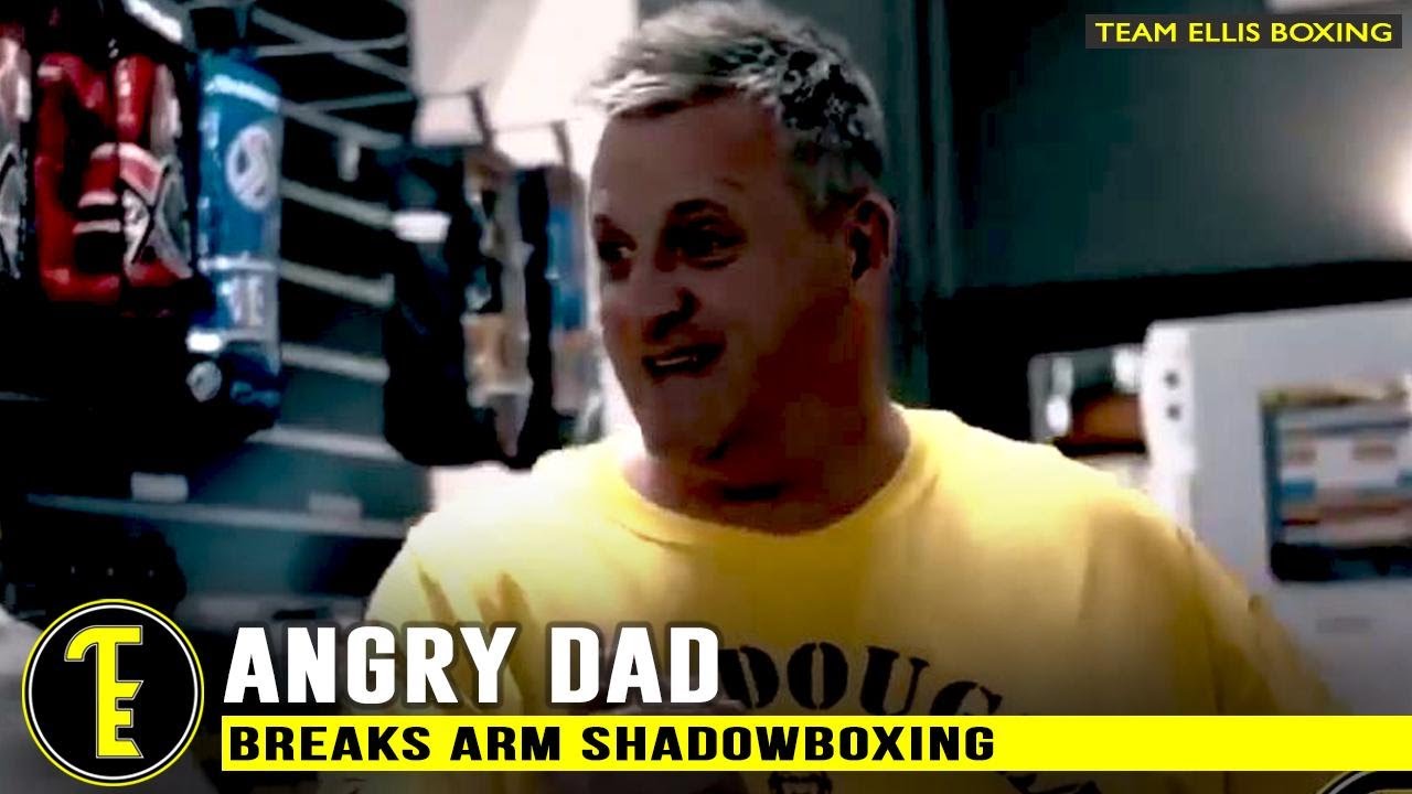 ANGRY DAD BREAKS ARM SHADOWBOXING AT TEAM ELLIS GYM