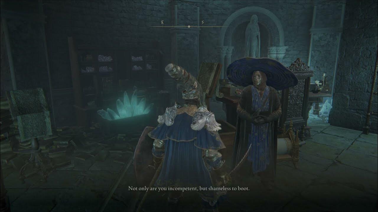 Elden Ring Seluvis about Nepheli, the potion, and access to Nokron