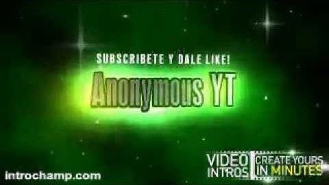 Mi Nueva Intro Anonymous YT