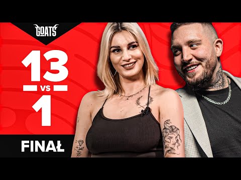 13 KOBIET vs 1 INFLUENCER: Wielki Finał GOATS