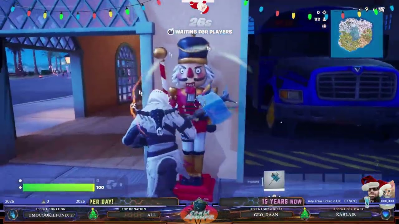 [VOD 1352] Festive Fortnite - Geoguessr: Join Me In Team Duels ♫ ♫