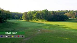 Franklin Country Club 1st Hole | Drone Aerial Flyover | Sean McVeigh Media