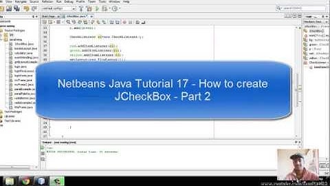 Java Swing Tutorial 17 - How to create JCheckBox - Part 2