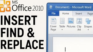 MS Office 2010 Insert Tab & Find Replace Full Tutorial | Complete Urdu/Hindi Lecture | 2010 Training