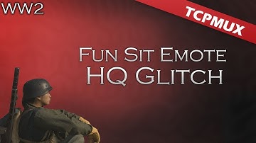 Fun Sit Emote Glitch in Headquarters | Call of Duty WW2