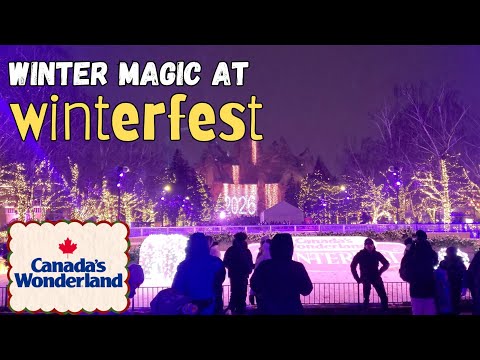 This is Canada’s Wonderland Winterfest! Add it to your winter list of things to do!