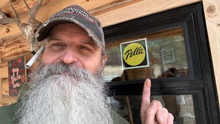 New Pella windows for my offgrid cabin!