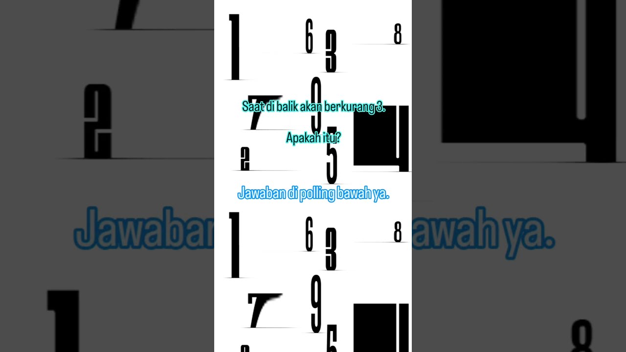 kuis : angka yang dibalik 