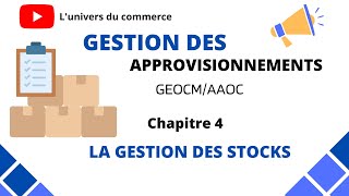 Chapitre 4: La gestion des stocks (FIFO, LIFO, CMUP)(Cadencier de commande)( la méthode 20/80 et ABC Chapitre 4: La gestion des stocks (FIFO, LIFO, CMUP)(Cadencier de commande)( la méthode 20/80 et ABC