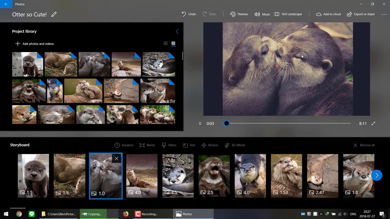 วิธีตัดต่อวิดิโอด้วยโปรแกรมที่มากับ Windows 10 ชื่อว่า Photos