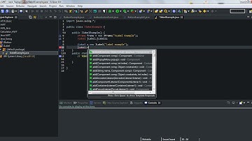 2. JLabel Java Swing Tutorial without voice