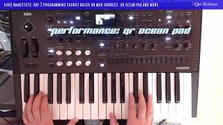 Korg Wavestate: Day 3 Programming Modulated sounds: QR Ocean Pad