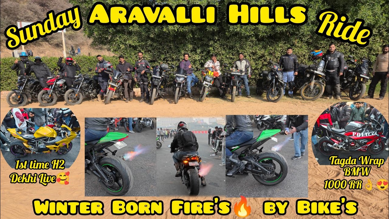 Winter | Sunday | Bike | Ride | Aravalli Hills 