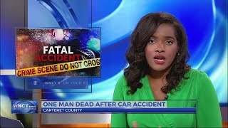 One dead after early morning crash in Carteret County