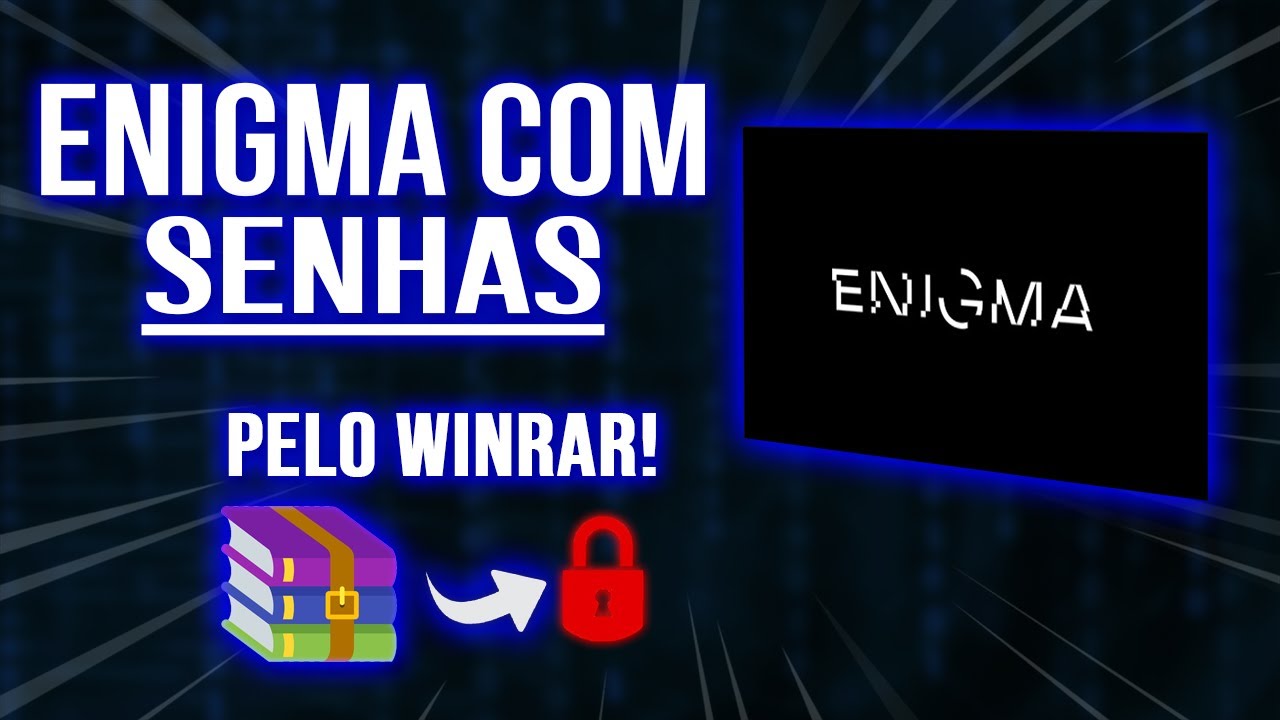 COMO CRIAR UM ENIGMA PARTE 3! (COM SENHAS!) - YouTube