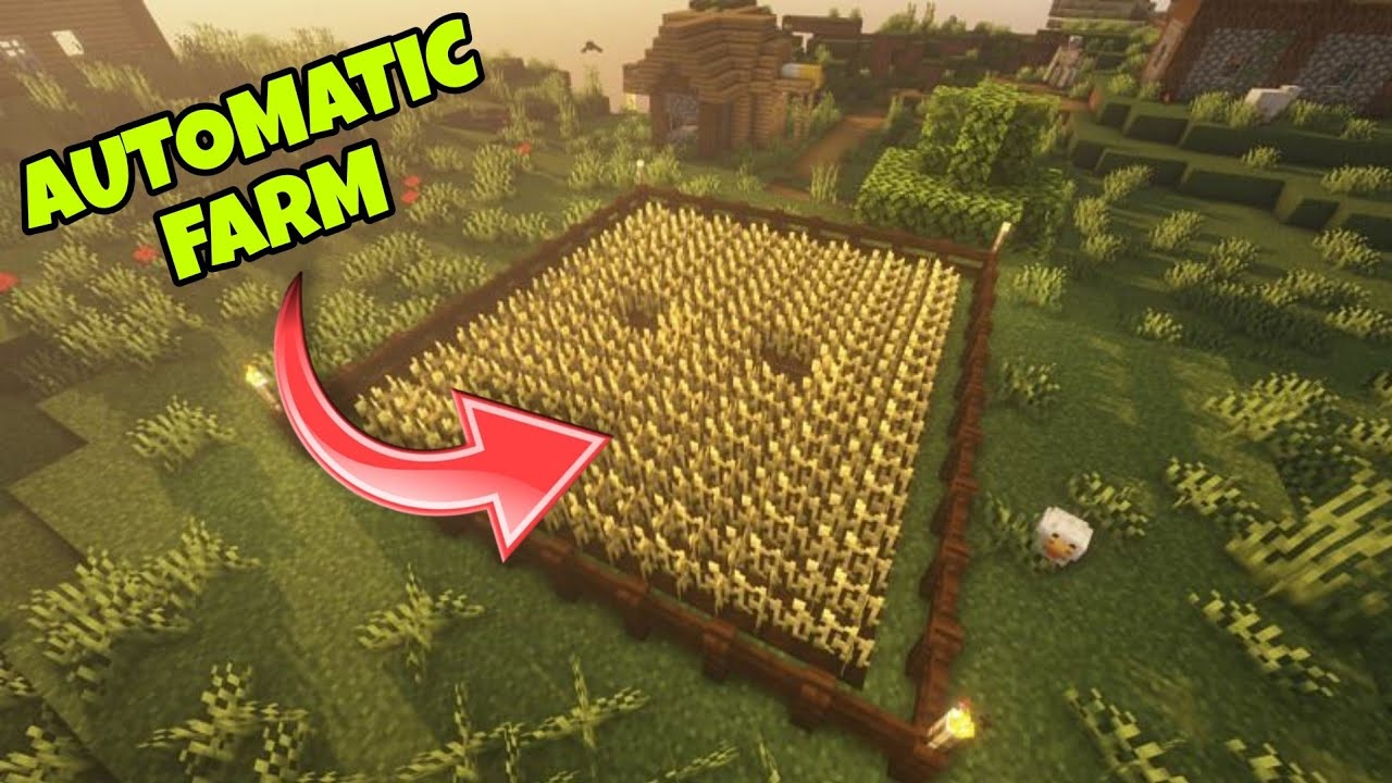 How To Make A AUTOMATIC FARM IN MINECRAFT || FULL TUTORIAL || - YouTube
