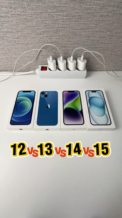 iPhone 12 VS 13 VS 14 VS 15 Power On Boot Speed Test Comparision