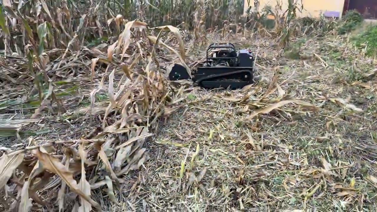 CW Machinery Remote Control Mowing Robot | Tracked Grass Cutting Robot for Farm