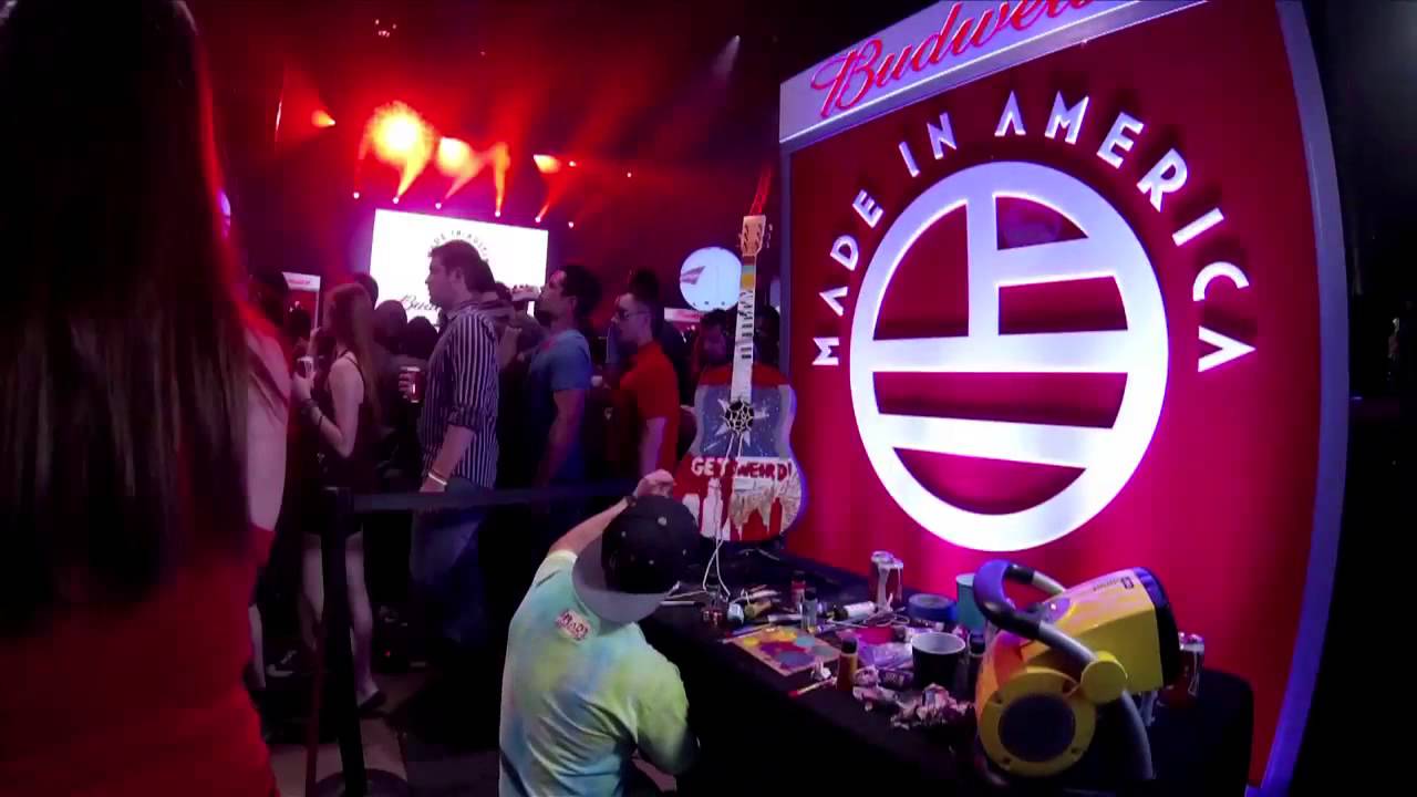 Budweiser Made in America - Austin - Guitar Timelapse