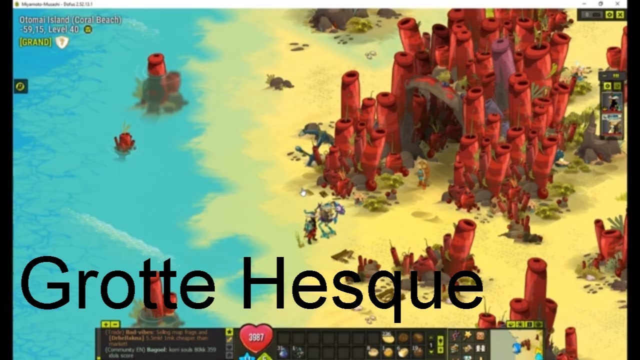 Miyamoto Musashi - Grotte Hesque Dungeon [Dofus Level 200 Gameplay Walkthrough]