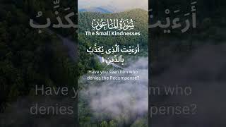 Surah Maun with English Translation, The Small Kindnesses Part 1 #beautifulrecitation #qurankareem Surah Maun with English Translation, The Small Kindnesses Part 1 #beautifulrecitation #qurankareem