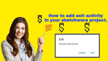 How to add exit activity in your sketchware project. | Sketchware tutorial video.