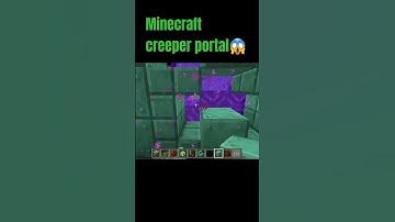 Minecraft Creeper Portal Build – Must See! #shorts #ytshorts