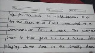 The autobiography of a coin in English in educational channel by ritashu learning English grammar