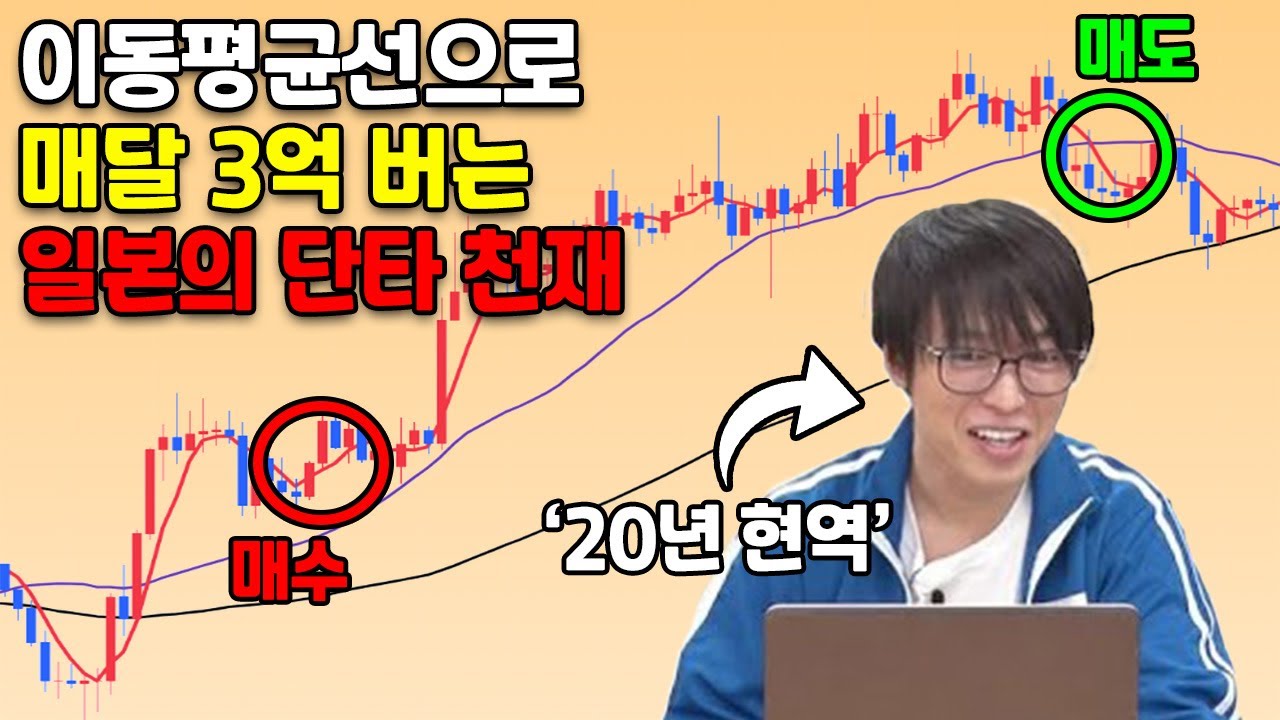 이동평균선 3개로 매달 3억을 버는 일본 천재 트레이더의 단타매매법