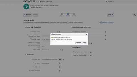 Getting Started with Oracle Big Data Cloud Service - Compute Edition (German)