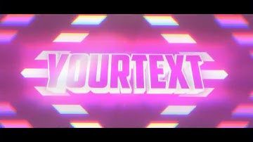 Upbeat Pink 2D Intro Template