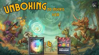 Unboxing 3-D Printed Inserts for Command of Nature and Happy Little Dinosaurs