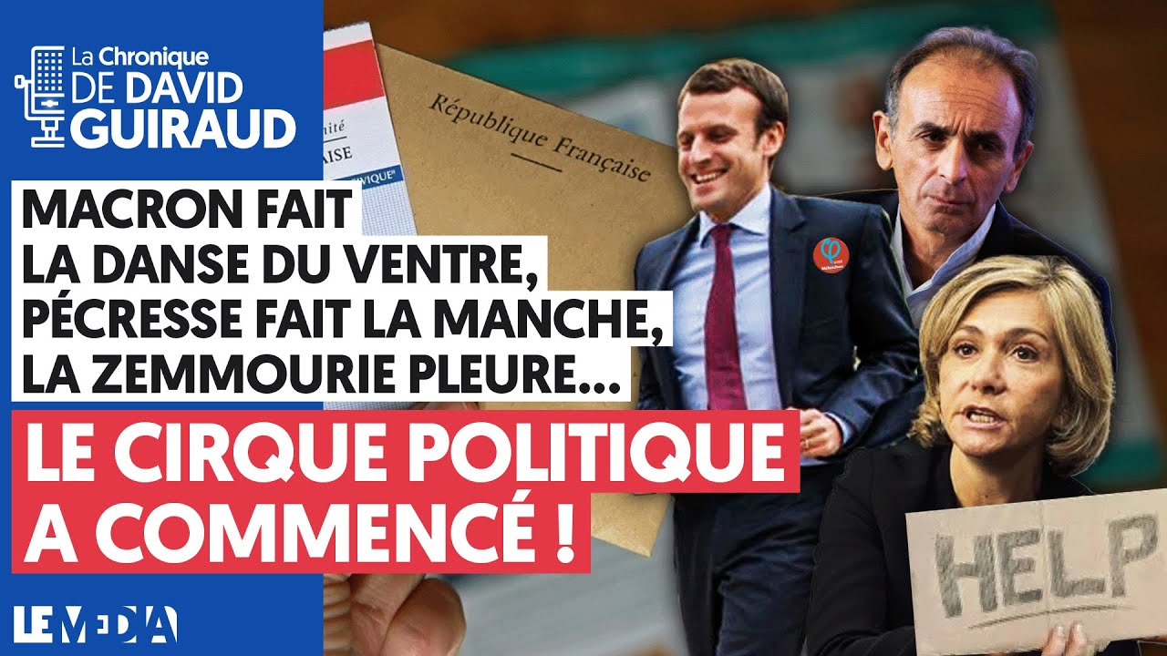 ⁣MACRON FAIT LA DANSE DU VENTRE, PÉCRESSE FAIT LA MANCHE... LE CIRQUE POLITIQUE A COMMENCÉ