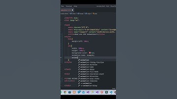 What are CSS Animations ? #html #css #animation #shorts