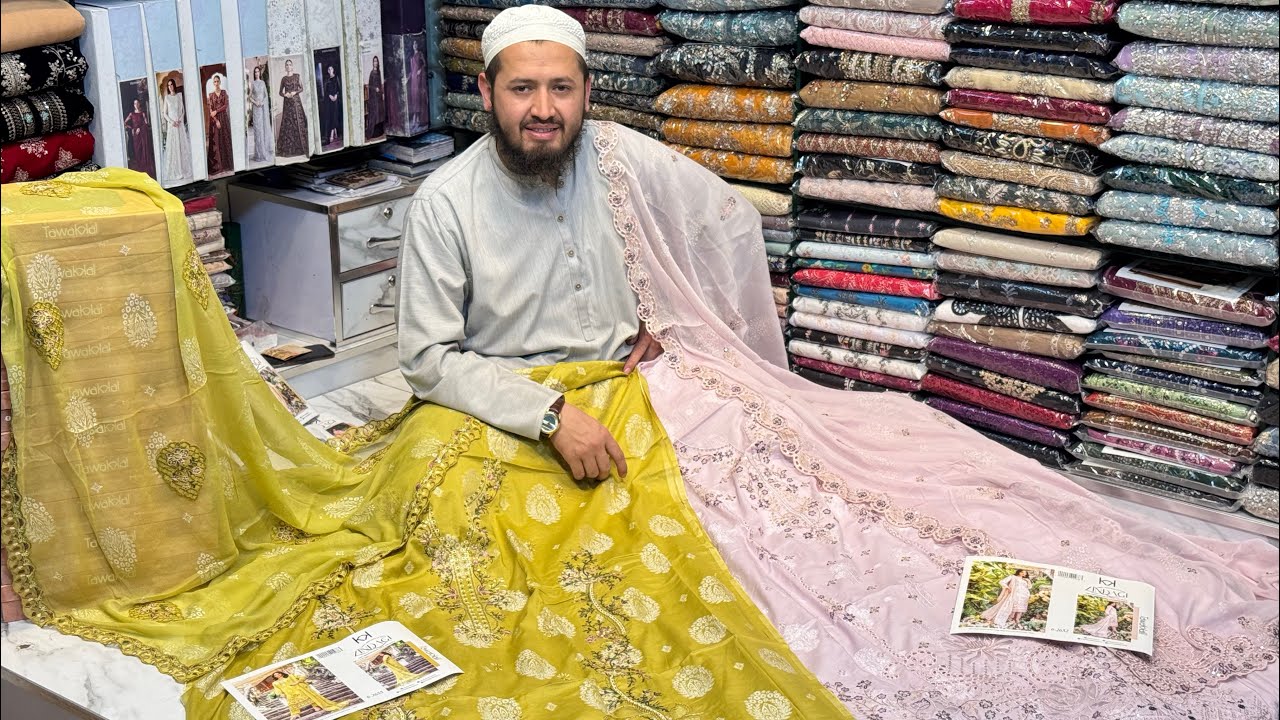 TAWAKKAL LAWN 2026 VOL ZINDGA Fancy Embroidery Lawn & Fancy Embroidered Chiffon Screen Print DUPATA 