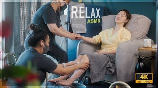 ASMR 😪 A foot massage at a 5-star hotel completely rejuvenated me 👍 Sleep & Relaxation