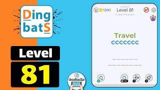 Dingbats Level 81 Travel ccccccc Walkthrough