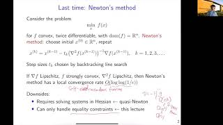 [CS292F 2020 Spring] Convex Optimization: Lecture 12 Interior Point Methods