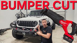 Factory WINCH Bumper FIX HOW TO 2024 Jeep Wrangler Rubicon JL