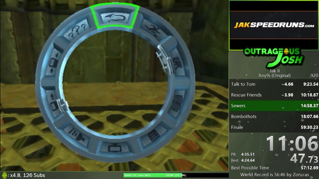 Jak 2 Any% Speedrun in 
