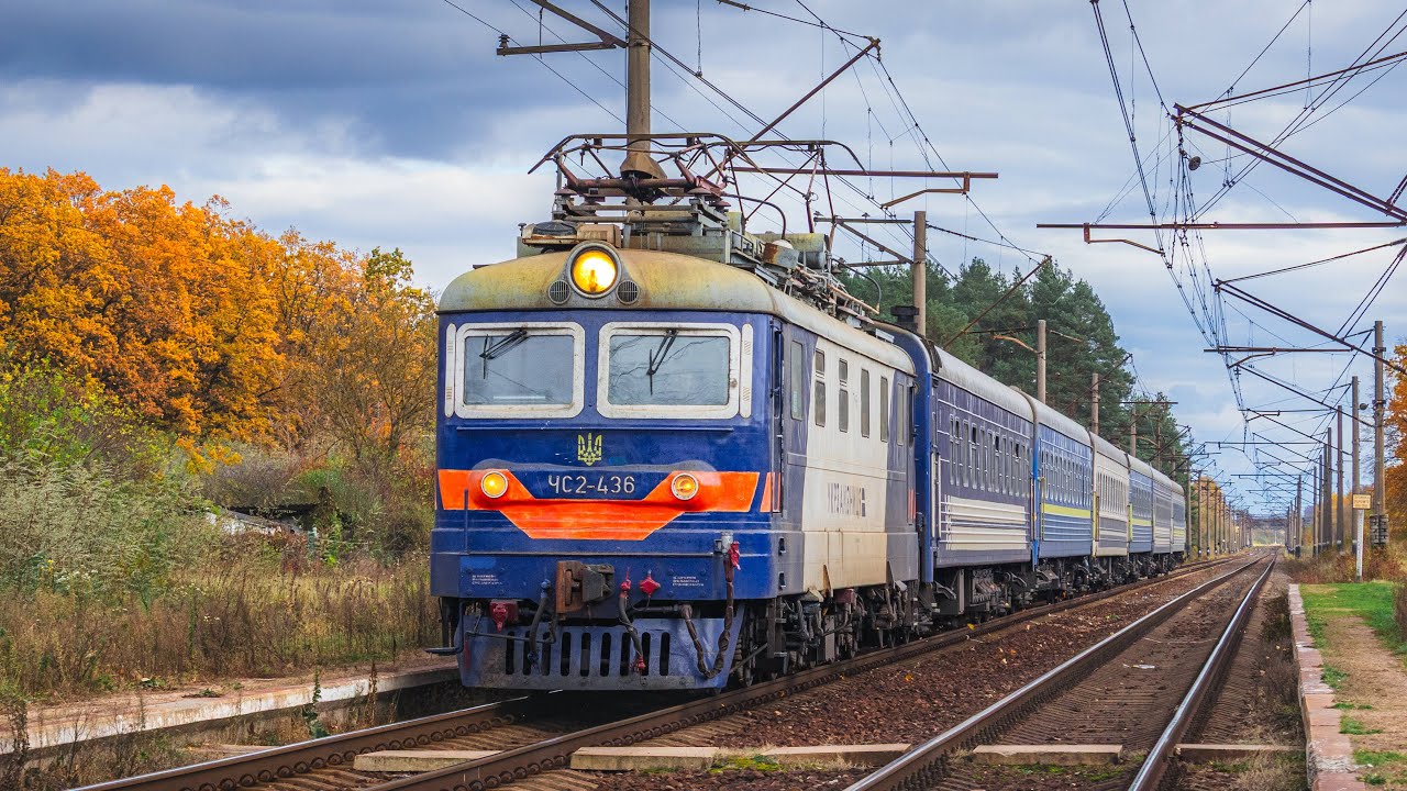 🚆Електровоз ЧС2-436 на Львівській Залізниці! | Поїзд | Львівська