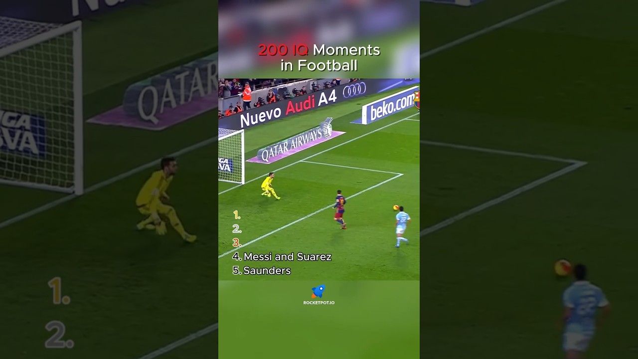 200 IQ MOMENTS IN FOOTBALL🧠